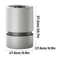 thumbnail image 3 of Christmas savings Portable Air Purifier for Home and Office: Efficient Filtration, Ultra-Silent Operation, and Modern Design to Improve Indoor Air Quality White, 3 of 9