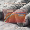 thumbnail image 5 of Lumiparty Electric Heated Blanket Queen Size, with Wireless LCD Controller, 6 Heat Levels & 2-10H Time Settings, 90" x 90" Tufted Fast Heating Electric Quilt, Gray, 5 of 8