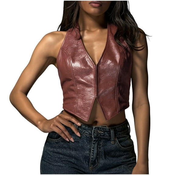 Taylonsss Womens Denim Vest Sleeveless Slim Fit V Neck Casual Daily Party Vacation Style