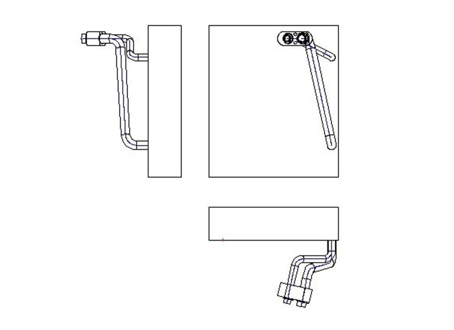 A/C Evaporator Core Fits select: 2006-2010 HYUNDAI SONATA, 2007-2010 HYUNDAI SANTA FE