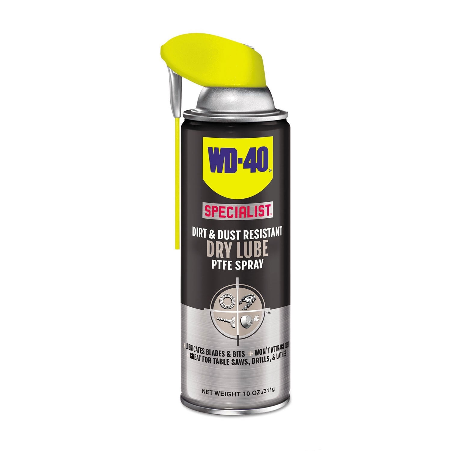 WD-40 300059 Dirt and Dust Resistant PTFE Dry Lubricant Spray with Smart Straw - Walmart.ca WD-40 300059 Dirt and Dust Resistant PTFE Dry Lubricant Spray with Smart Straw - Walmart.ca