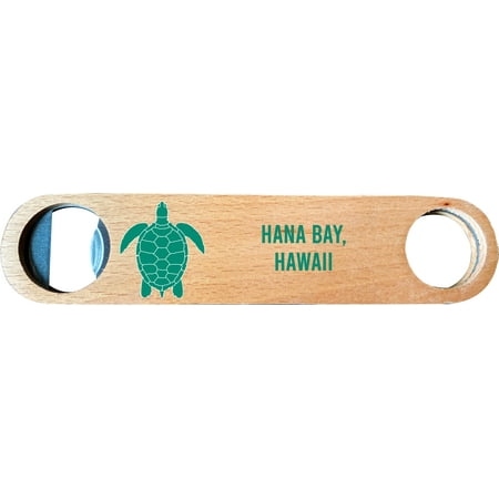 

Hana Bay Hawaii Wooden Bottle Opener turtle design