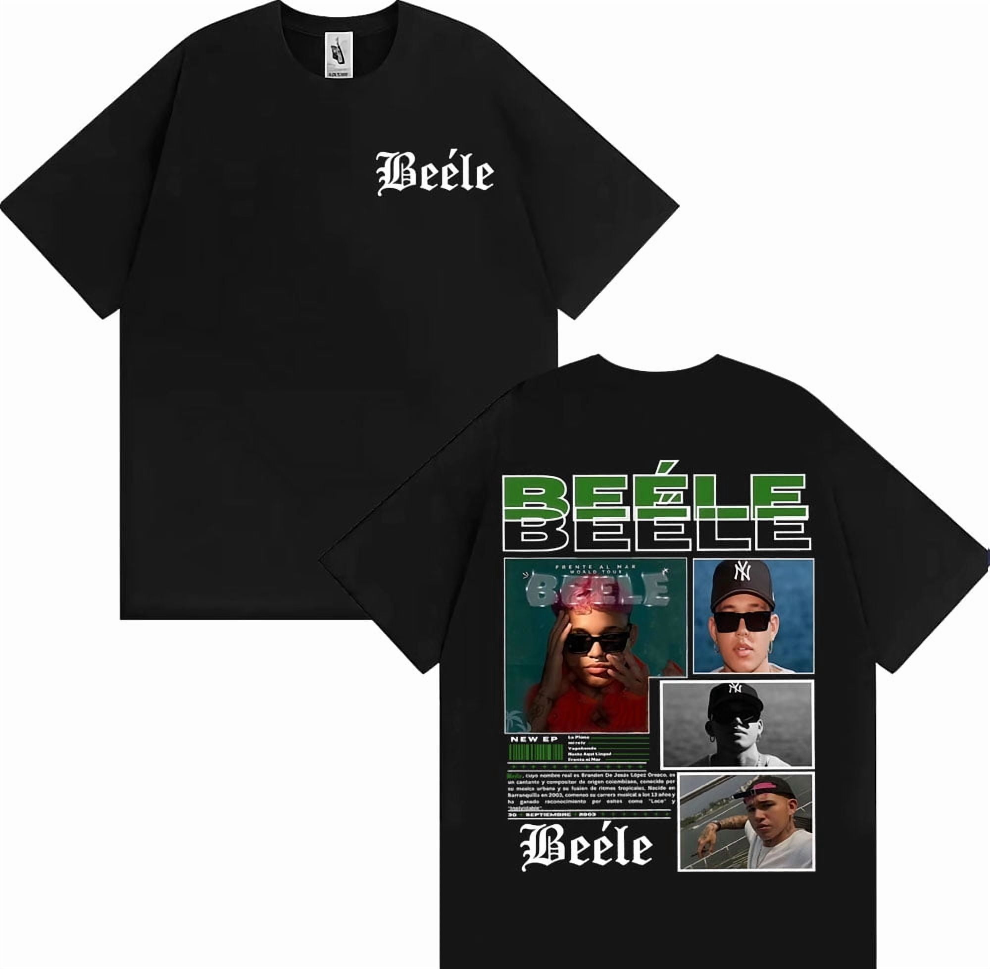 Rapper BEELE Album Tour 2025 Merchandise T-Shirt Cotton Oversized