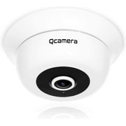 Q-camera Security Camera 1080P 2MP 4 in 1 TVI/CVI/AHD/CVBS 1/2.9" Sensor 1.8mm Wide Angle Fisheye Lens IR Night Vision