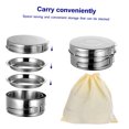 thumbnail image 4 of FONDOTIN 8Pcs Portable Pan Cooking Tool Set Sturdy Foldable Handle for Backpacking and Camping, 4 of 7