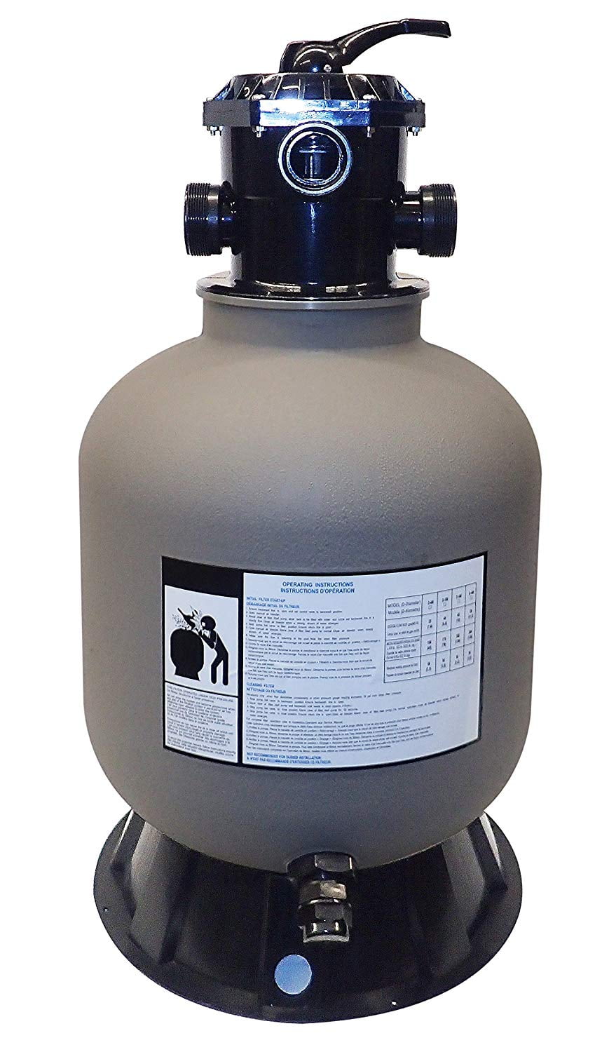 Swimline Pool Sand Filter with Valve/Base 16"