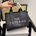 thumbnail image 3 of The Tote Bag  Negra Piel Mediana 27CM, 3 of 5