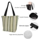 thumbnail image 4 of Disketp Colourful stripes for Women’s Casual Shoulder Tote Bag Cross-body Handbags for Shopping, Travel and Daily Use, 4 of 6