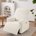 thumbnail image 4 of CHUANK Housse de Fauteuil Inclinable, Housse de Canapé Inclinable 3 Pcs pour Fauteuil Inclinable, Antidérapante, Protège-Meubles pour Enfants et Animaux, Chocolat, 4 of 8