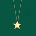 thumbnail image 4 of Ross-Simons Italian 14kt Yellow Gold Star Necklace, Women's, Adult, 4 of 6