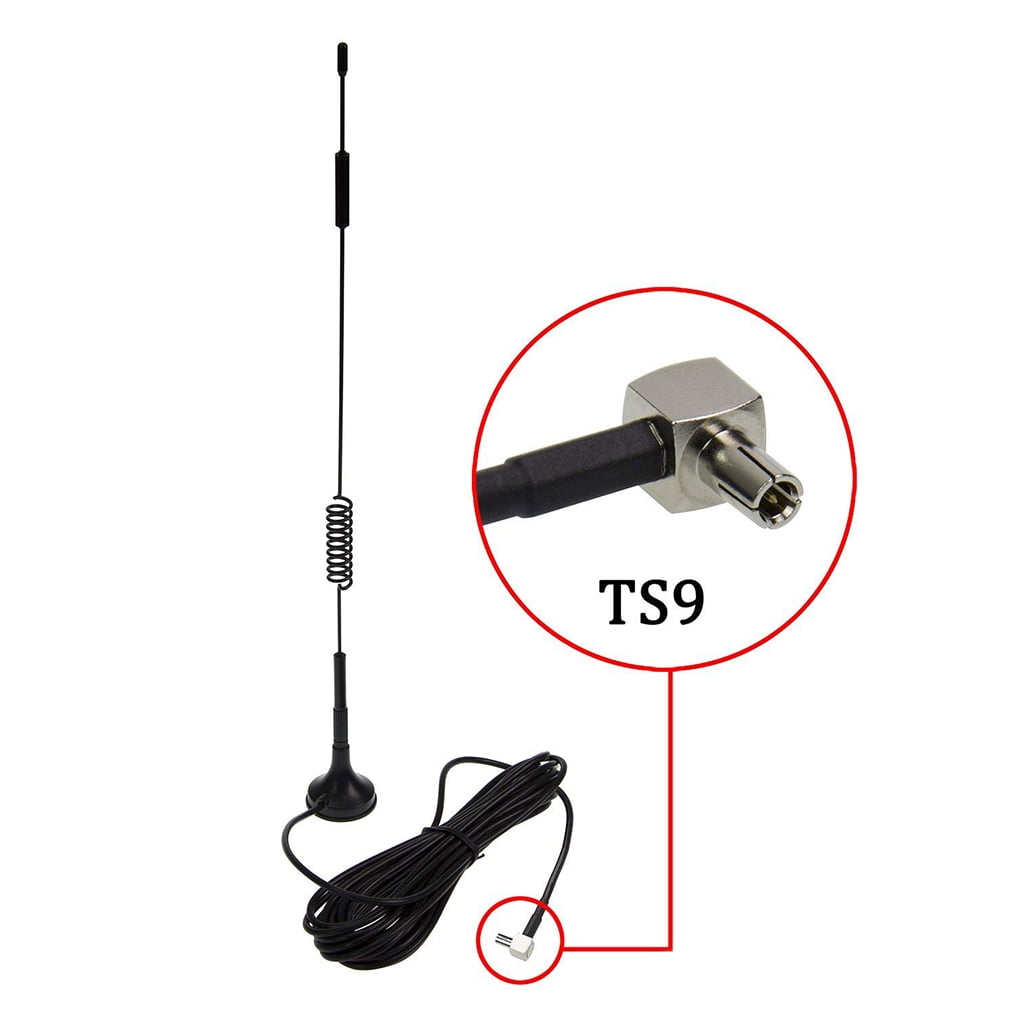 uxcell GSM GPRS WCDMA LTE Antenna 3G 4G 14dBi High Gain 700-2700MHz PR-SMA Male Connector with 3 Meter RG174 Cable Magnetic Base