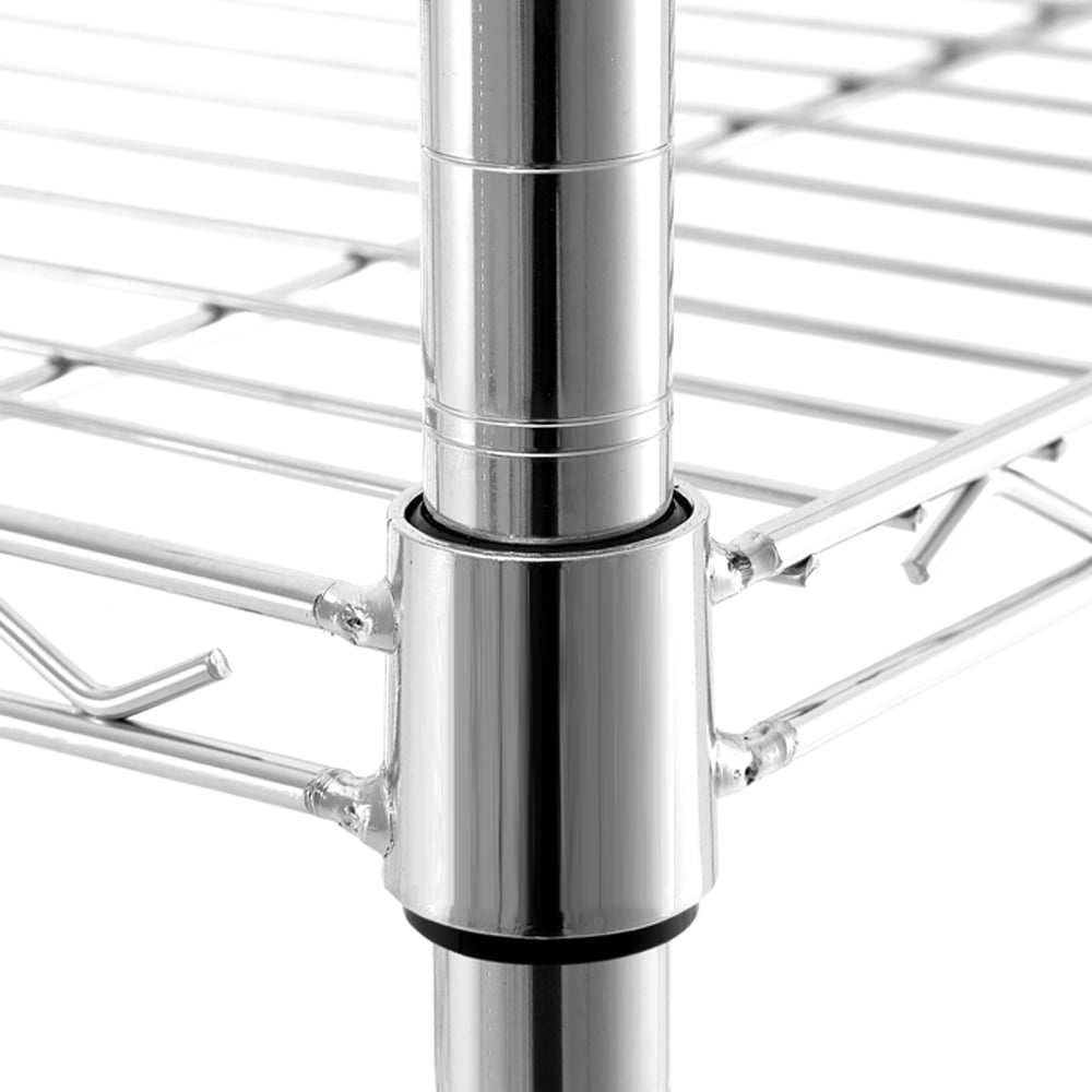 5 tier chrome shelving 11.8x25.6x59in