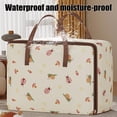 thumbnail image 5 of HOARBOEG Extra Large Storage Bags for Clothes, Heavy Duty Moving Bags with Reinforced Handles & Double Zipper, Collapsible Travel Storage Tote for Bedding, Blankets, Space Saving Organizer, 5 of 7