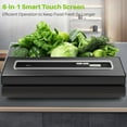 thumbnail image 5 of Casabay Vacuum Sealer Machine with 2 Rolls Vacuum Seal Bags, Compact Food Saver Vacuum Machine Built-In Cutter, Perfect for Meal Prep, Peftovers, Freezer Storage, 5 of 9