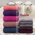 thumbnail image 3 of QWZNDZGR Womens Thick Warm Wool Socks, 5 Pack Casual Crew Cozy Thermal Winter Socks for Gifts, 3 of 5