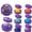 Random, variant on Halloween Ghost Dumpling Squishy, Dumplings Squishies Stress Balls Fidget Sensory Toys, Mystery Dumplings Squishy Soft Squeeze Decompression Dough for Adults(Random One)