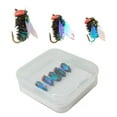 thumbnail image 3 of 5pcs Fly Fishing Hook Stonefly Lure Fly Bait For Trout Bass Grayling Salmon, 3 of 8