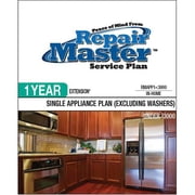 Repair Master RMAPP1 3000 1-Yr Extension Single Appliance-No Washer - Under $3,000