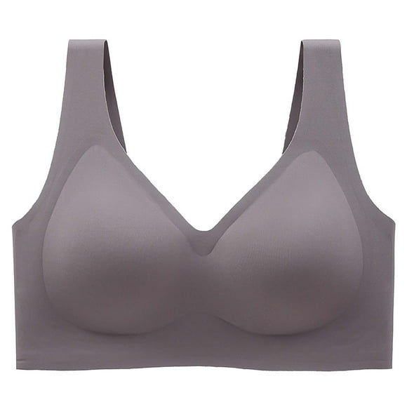 cfhntfmh Soutiens-Gorge Sans Coutures pour Femmes Sans Armatures Extensibles Doux à Fort Impact Push-Up Soutiens-Gorge Grande Taille Soutiens-Gorges Légers Confortables Liftup