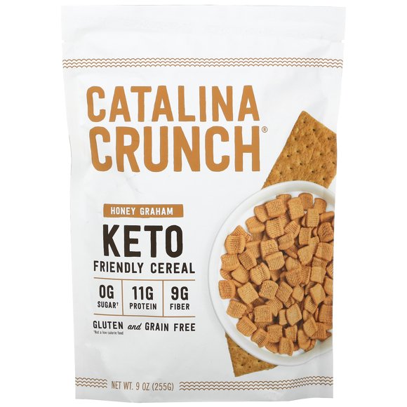 Catalina Crunch, Keto Friendly Cereal, Honey Graham, 9 oz (255 g)