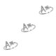 thumbnail image 1 of Qarigey Anillo abierto con letras mayúsculas, anillos de compromiso elegantes para interiores y exteriores, viajes, compras, joyería, Type1 NO1, 1 of 6