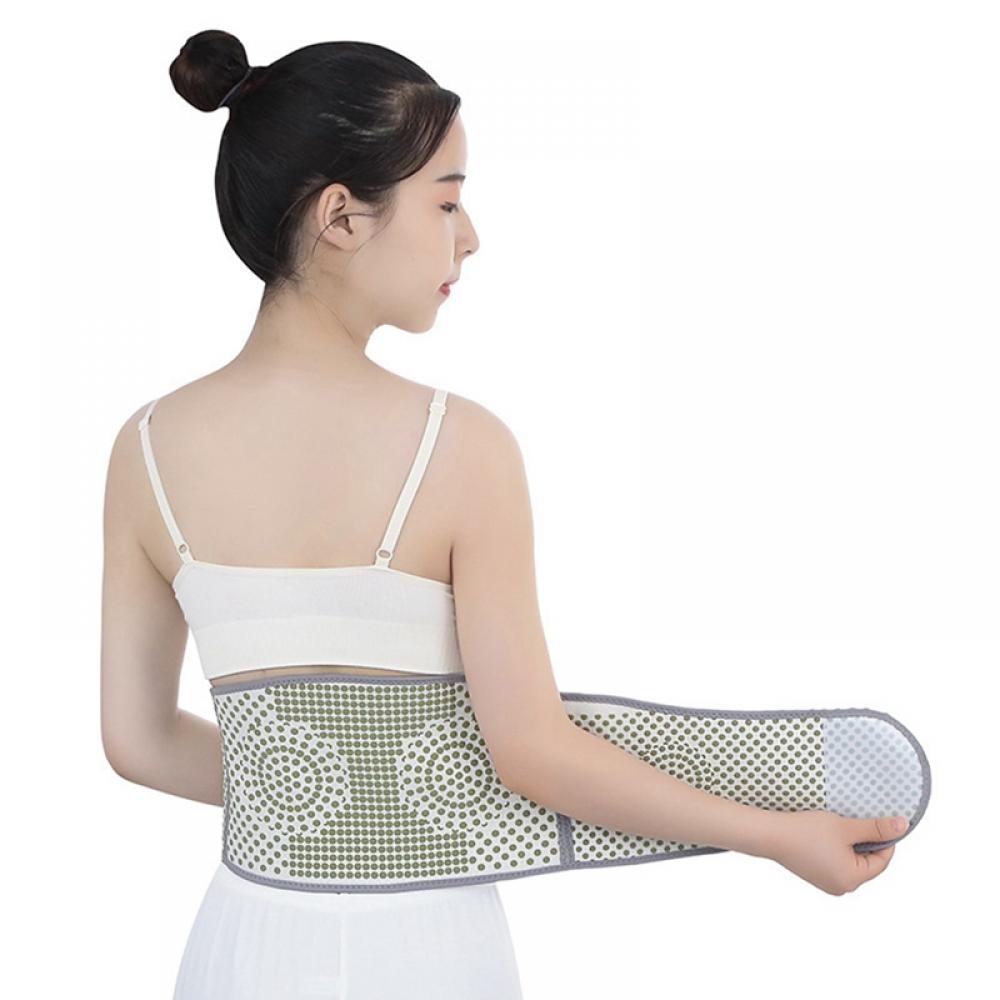 Adjustable Compression Wide Back Brace Lumbar Support Belt, Rheumatic