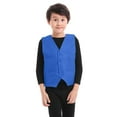 thumbnail image 1 of TOPTIE Kid Vest Volunteer Activity Waistcoat Party Costume Vests - BLUE, 1 of 8
