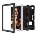 thumbnail image 4 of FIEWESEY Heavy Duty Shockproof Hybrid Case for Dragon Touch Notepad 102/Blackview Tab 7/7 Pro/OSCAL Pad 10/TECLAST P30S/M40 Plus/M40S/M40 PRO/P20S/P20HD/P40HD+Screen Protector(Black/Black,1 Pack), 4 of 6