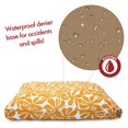 thumbnail image 4 of Majestic Pet | Plantation Shredded Memory Foam Rectangle Pet Bed For Dogs, Removable Cover, Yellow, Medium, 4 of 5