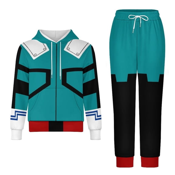 Hero Cartoon Tracksuit Kids Anime Pullover Hoodie & Pant Set Jogging Pants Set 2 Pieces Sweatshirt for Kids