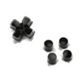 thumbnail image 5 of eXtremeRate Two-Tone Black & Clear Dpad Action Buttons Replacement D-pad Face Buttons for PS5 Controller BDM-010/020/030/040, 5 of 9