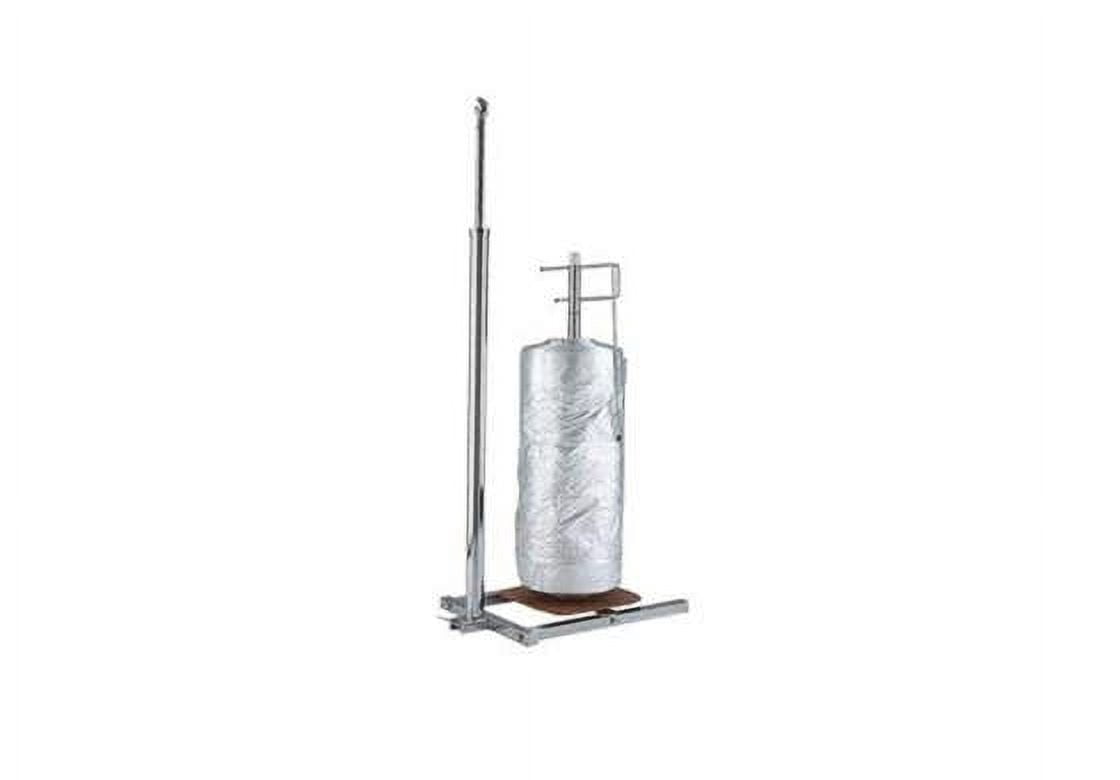 NAHANCO Single roll poly bag (garment bag) dispenser, 74", Chrome - 1/EA