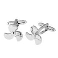 thumbnail image 4 of EHJRE 1 Pair Ships Propeller Cufflinks Novelty Yachtsman Mens Shirt Aviation Jewelry, 4 of 7