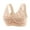 Beige, variant on Bras for Women Breathable Seamless Yoga Sleep Bra with Front Buckle Lace Edge and Adjustments for Comfortable Movement and Support Pink 38