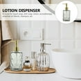 thumbnail image 3 of MasteelfCA Bouteille en Verre Délicate Bouteille à Pression pour Savon pour les Mains Distributeur de Shampoing 400 ml, 3 of 8