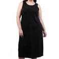 thumbnail image 4 of Vestido de algodon Roman Fashion /Tallas Extras, 137 (Negro) negro 38, 4 of 6