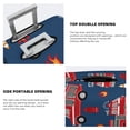 thumbnail image 5 of Easygdp Fire Truck 1 Print Elastic and Washable Suitcase Protective Cover with Hidden Zipper Fits 18-32 inch Luggage -X-Large, 5 of 9