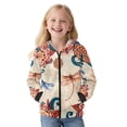 thumbnail image 3 of Xixirimido Dragonfly Bohemian Mandala Printed Kids Zip Up Hoodies for Boys Girls 3D Graphic Hooded Sweatshirt Zipper Long Sleeve Pullover Top with Pockets Velvet Lining, 6-8 Years, 3 of 7