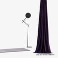thumbnail image 3 of Ningye Zi Light Luxury Velvet Curtains Dark Purple Curtains for Living Dining Room Bedroom Full Blackout Velvet Curtains Custom, 3 of 5