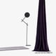 thumbnail image 3 of Ningye Zi Light Luxury Velvet Curtains Dark Purple Curtains for Living Dining Room Bedroom Full Blackout Velvet Curtains Custom, 3 of 5