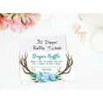 thumbnail image 3 of Inkdotpot 30Baby ShowerDiaper Raffle Ticket Lottery Insert Cards Supplies Games For Baby Shower Party Antler (Boy) Jungle Animals Bring A Pack Of Diapers To Win Favors Gifts And Prizes, 3 of 5