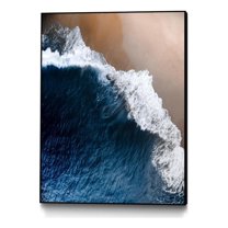 Giant Art Canvas  30x40 From Above 8 Framed in Multi-Color
