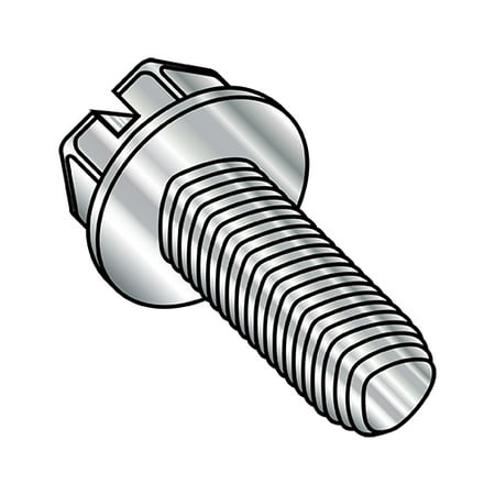 

8-32X1/2 Slotted Ind Hex Wash Thread Rolling Screws Full Thread 410 Stainless Passivate & Wax (Pack Qty 10 000) BC-0808RSW410