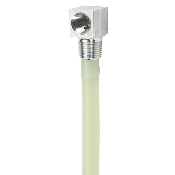 Moeller 033500-24 Aluminum Fuel Pick-Up - 3/8" NPT x 1/4 NPT, 24"