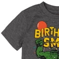 thumbnail image 6 of Marvel Avengers Little Boys' Birthday T-Shirt Hulk Charcoal, 6 of 6