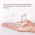 thumbnail image 3 of Headphone Hanger 15kg Acrylic Headset Stand Under Desk Earphone Stand Under Storage Holder Rack, Transparent, 3 of 9