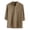 Brown, variant on Mens Casual Button Down Shirts Stank Solid Color Long Sleeve Mens Dress Shirts Activewear