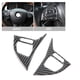 thumbnail image 5 of Cubierta de botón de volante Interior de fibra de carbono, 2 uds., compatible con VW Touareg 2011-2018, conducción a la izquierda, 5 of 8