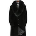 thumbnail image 2 of Men Long Faux Fur Coat Black, 2 of 5