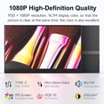 thumbnail image 2 of Zootealy Portable 15.6-inch Full HD External Monitor with IPS Technology and Versatile Connectivity, 2 of 6